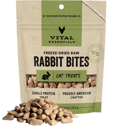 VE Cat - Rabbit Bites Freeze-Dried Raw