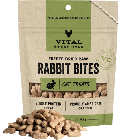 VE Cat - Rabbit Bites Freeze-Dried Raw