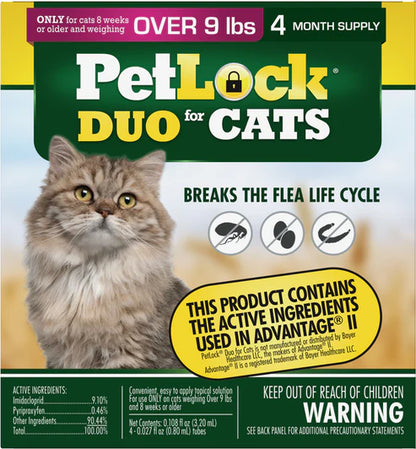PetLock Duo Flea & Tick Control for Cats