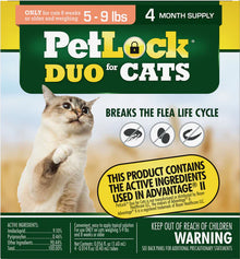 PetLock Duo Flea & Tick Control for Cats