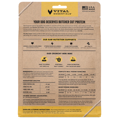 VE Dog - Freeze Dried Raw Protein Entree Crunchy Mini Nibs