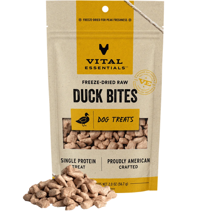 VE Dog - Duck Bites Freeze-Dried Raw