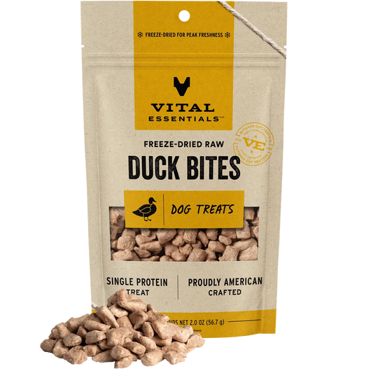 VE Dog - Duck Bites Freeze-Dried Raw