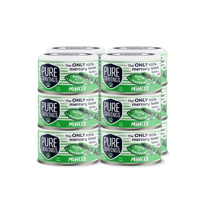 Pure Cravings Minced Tuna and Mackerel Cat Food Case of 12