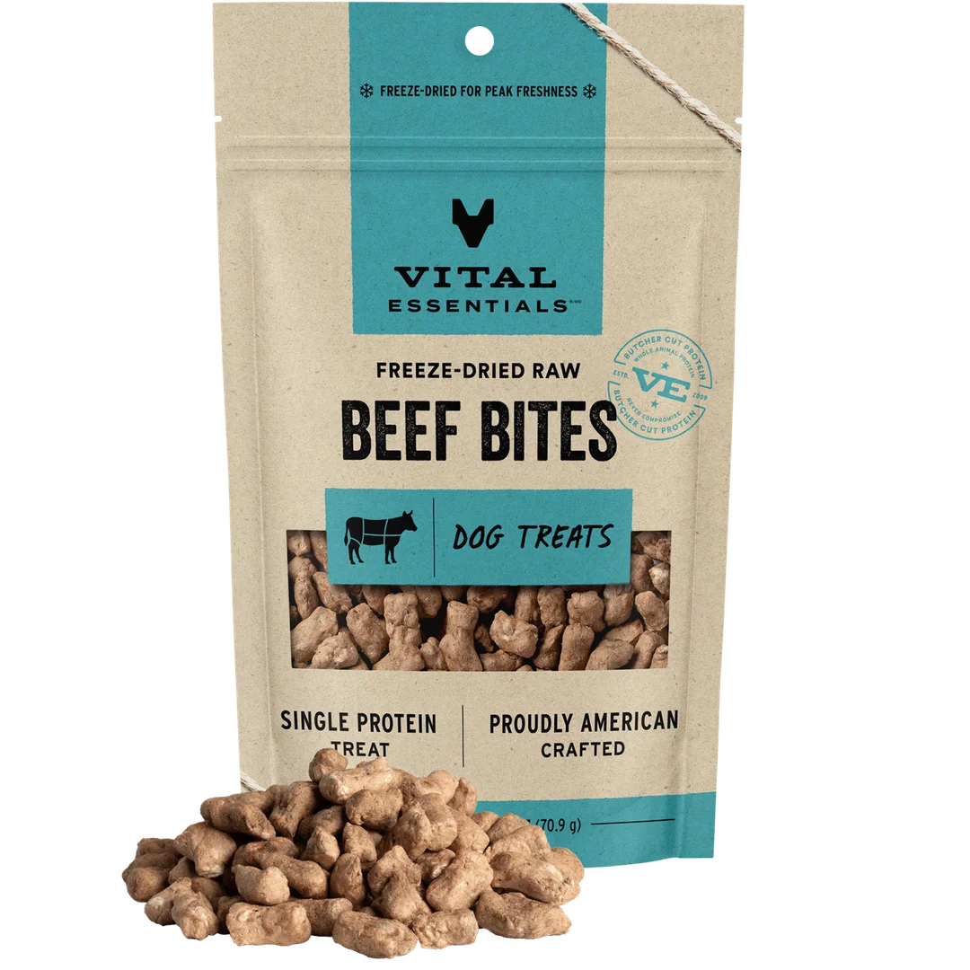 VE Dog - Beef Bites Freeze-Dried Raw