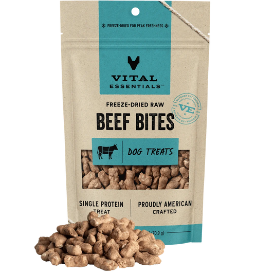 VE Dog - Beef Bites Freeze-Dried Raw