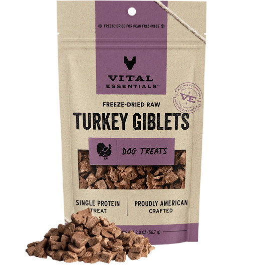 VE Dog - Turkey Giblets Freeze-Dried Raw