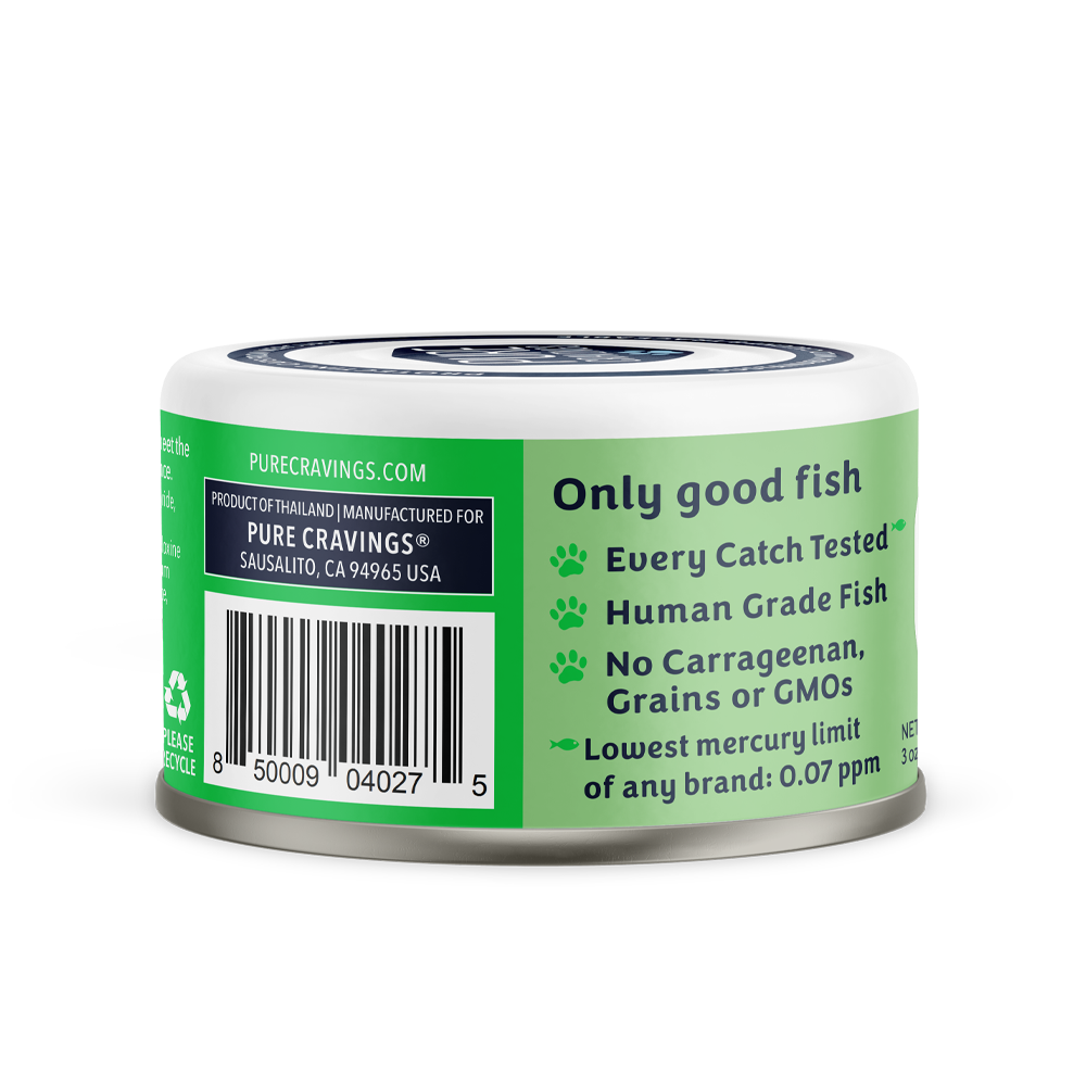 Pure Cravings Mackerel Flakes in Tuna Consommé Cat Food Case of 12