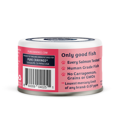 Pure Cravings Salmon Flakes in Tuna Consommé Cat Food Case of 12