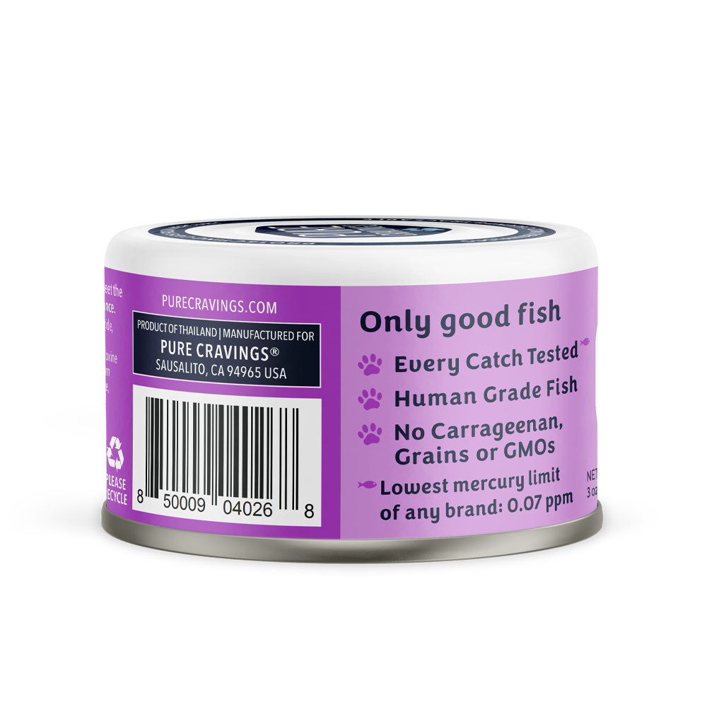 Pure Cravings Sardine Flakes in Tuna Consommé Cat Food Case of 12
