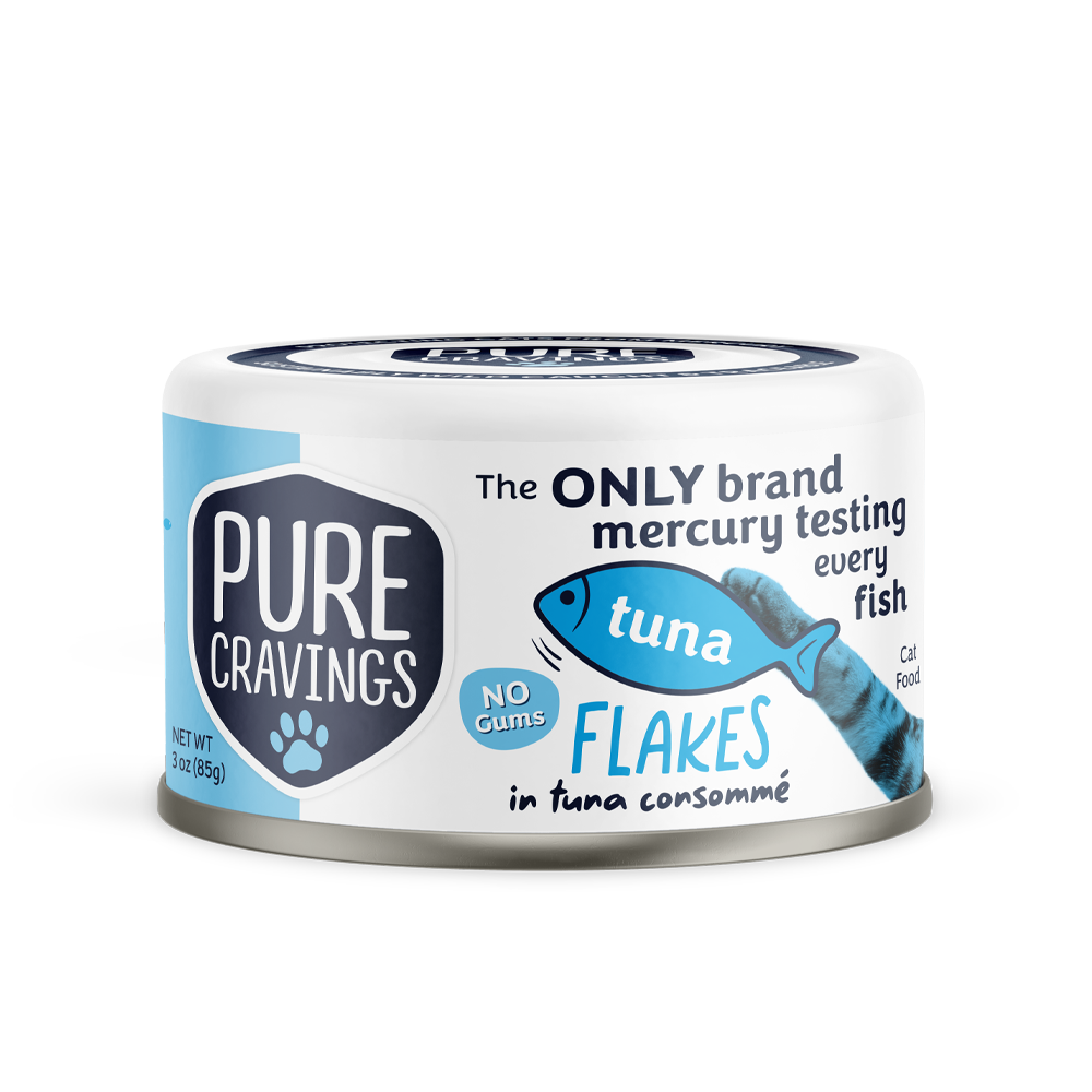 Pure Cravings Tuna Flakes in Tuna Consommé Cat Food Case of 12