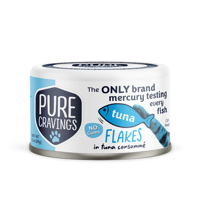 Pure Cravings Tuna Flakes in Tuna Consommé Cat Food Case of 12