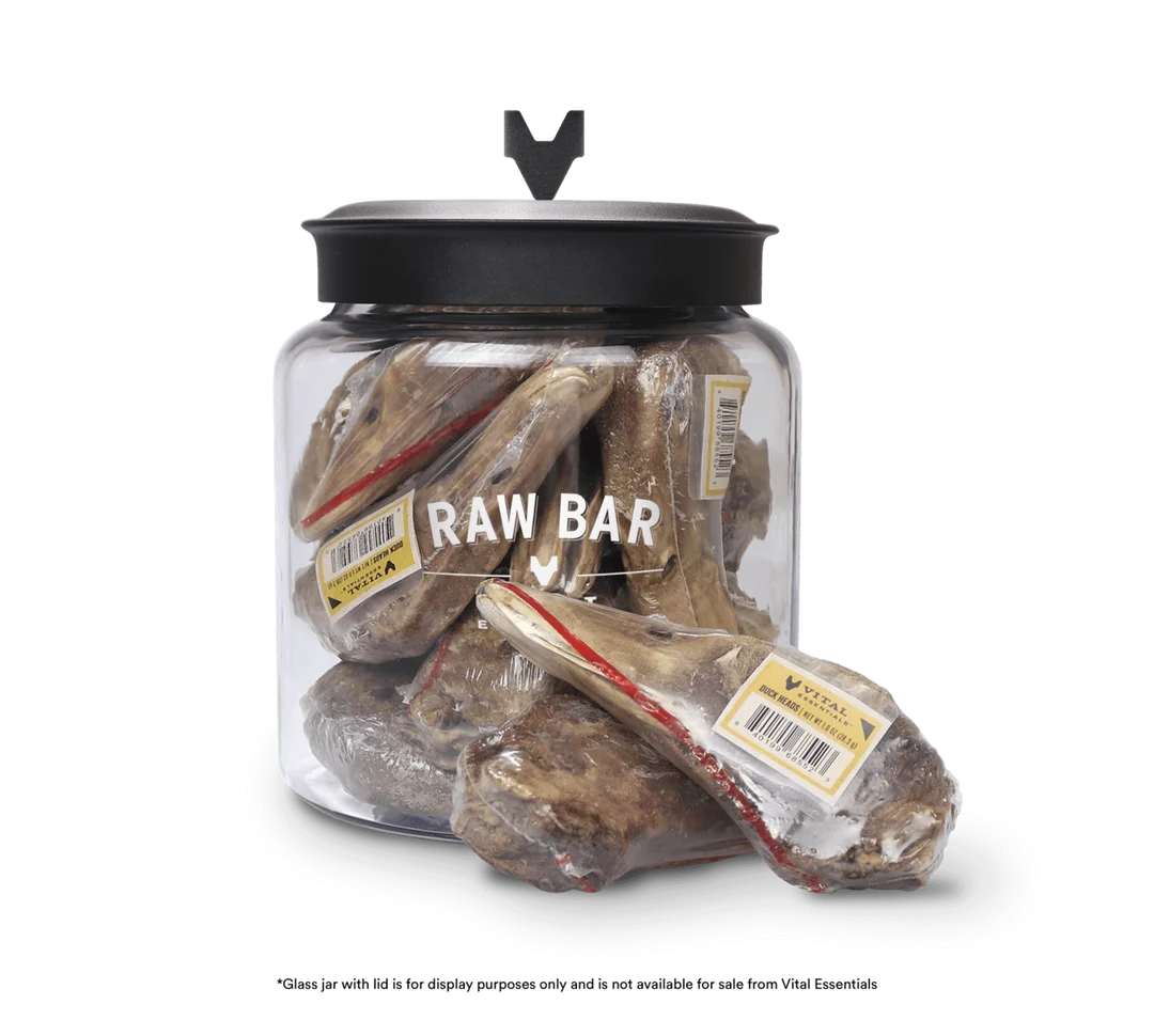 VE Dog - Duck Heads Freeze-Dried Raw