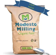 Organic Layer 17% Pellet - Modesto Milling Organic Feed