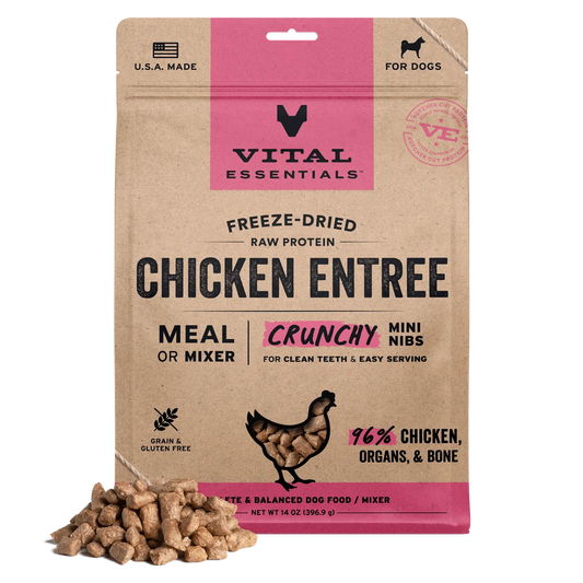 VE Dog - Freeze Dried Raw Protein Entree Crunchy Mini Nibs