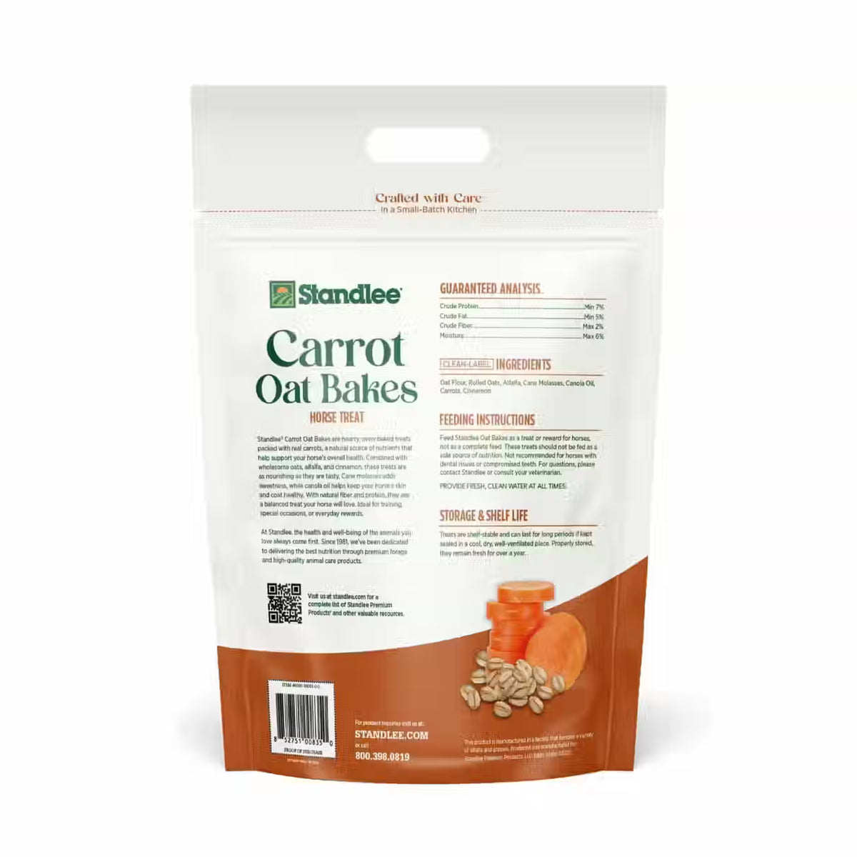 Standlee Carrot Oat Bakes Horse Treat