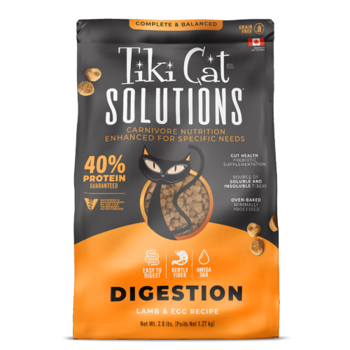 Tiki Cat® Solutions™ Baked Kibble - Digestion