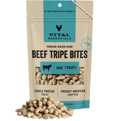 VE Dog - Beef Tripe Bites Freeze-Dried Raw