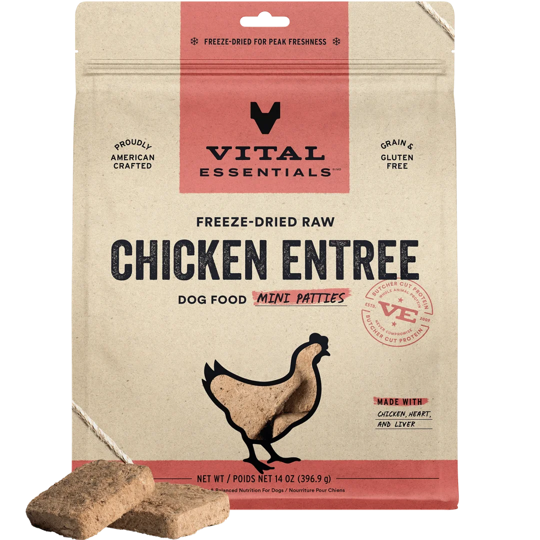 VE Dog - Freeze Dried Raw Mini Patties