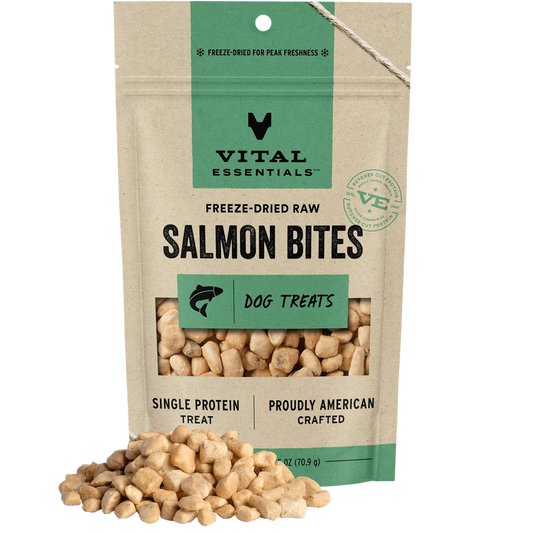 VE Dog - Salmon Bites Freeze-Dried Raw